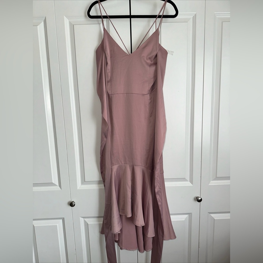 Elegant Mauve Dress